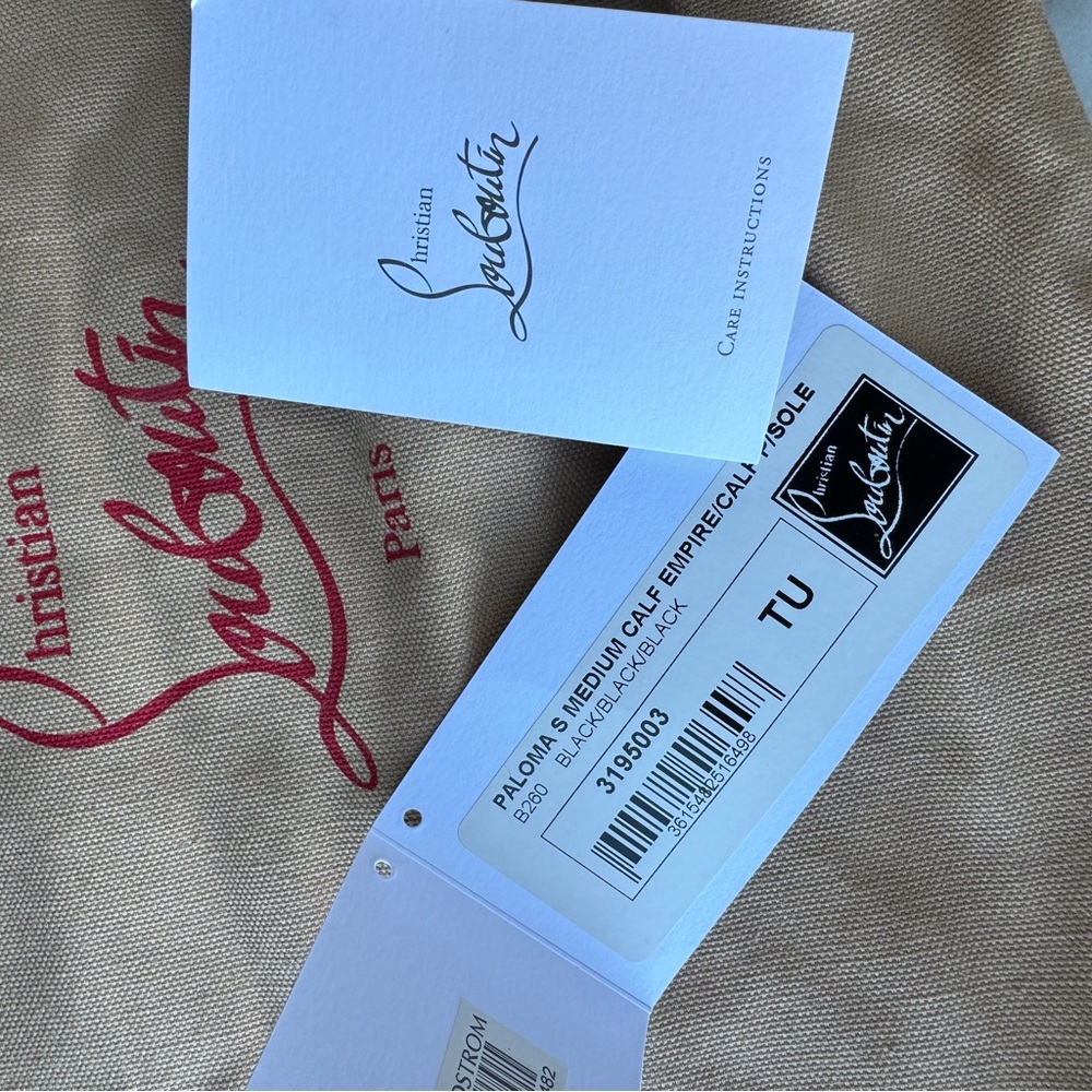 SOLD Christian Louboutin Medium Paloma Leather Tote - Picture 15 of 15